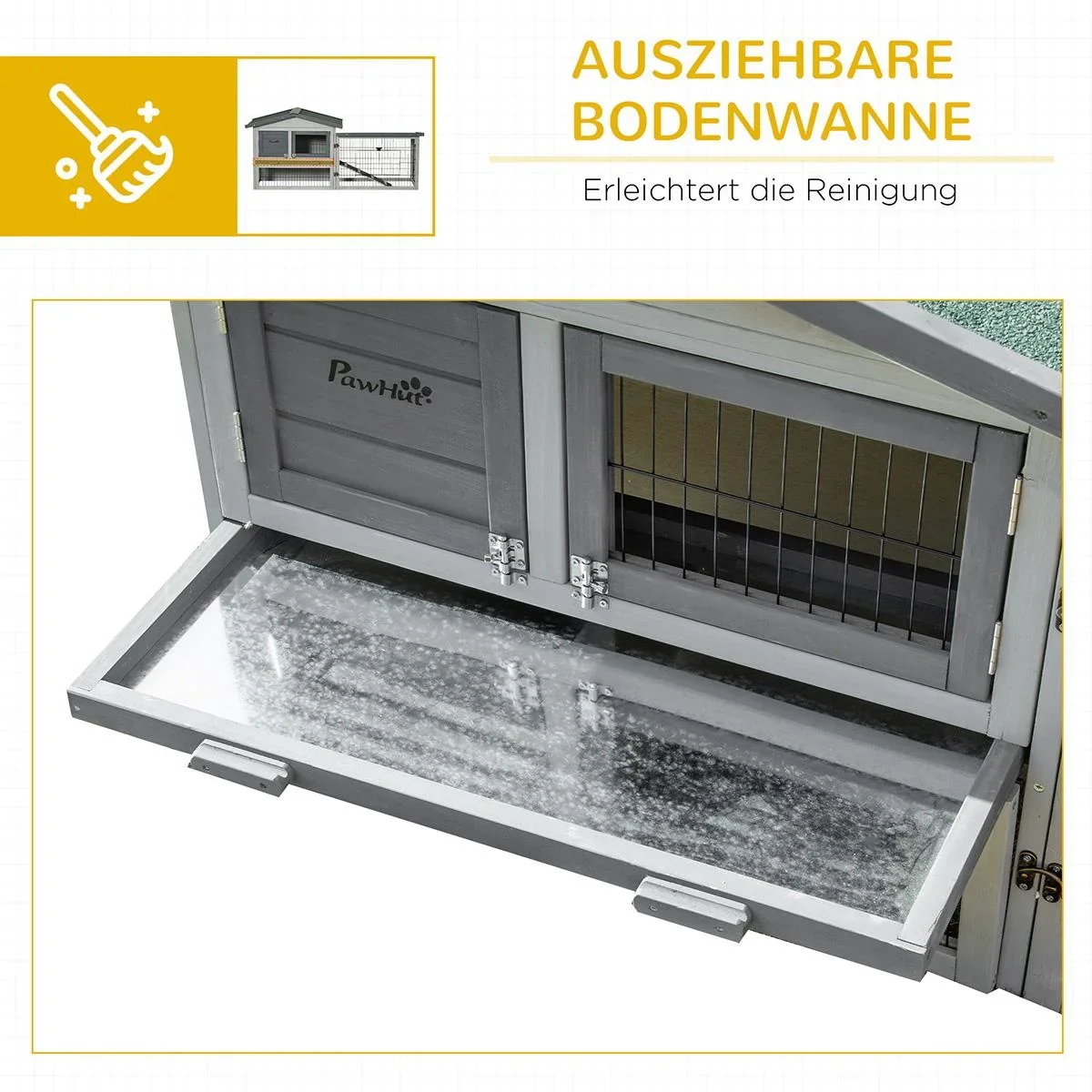 Kleintierstall für 2 Zwergkaninche - 0