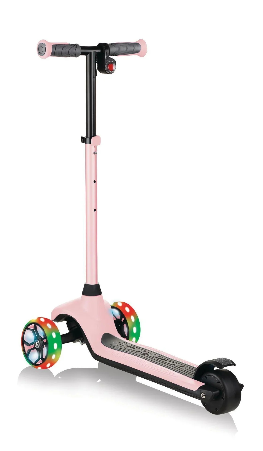 ONE K E-MOTION 4 PLUS   E-Scooter, Lithium-Batterie, 80 W Motor, 125/90 mm, 3-rädrig, LED-Rollen, pastellrosa - 6