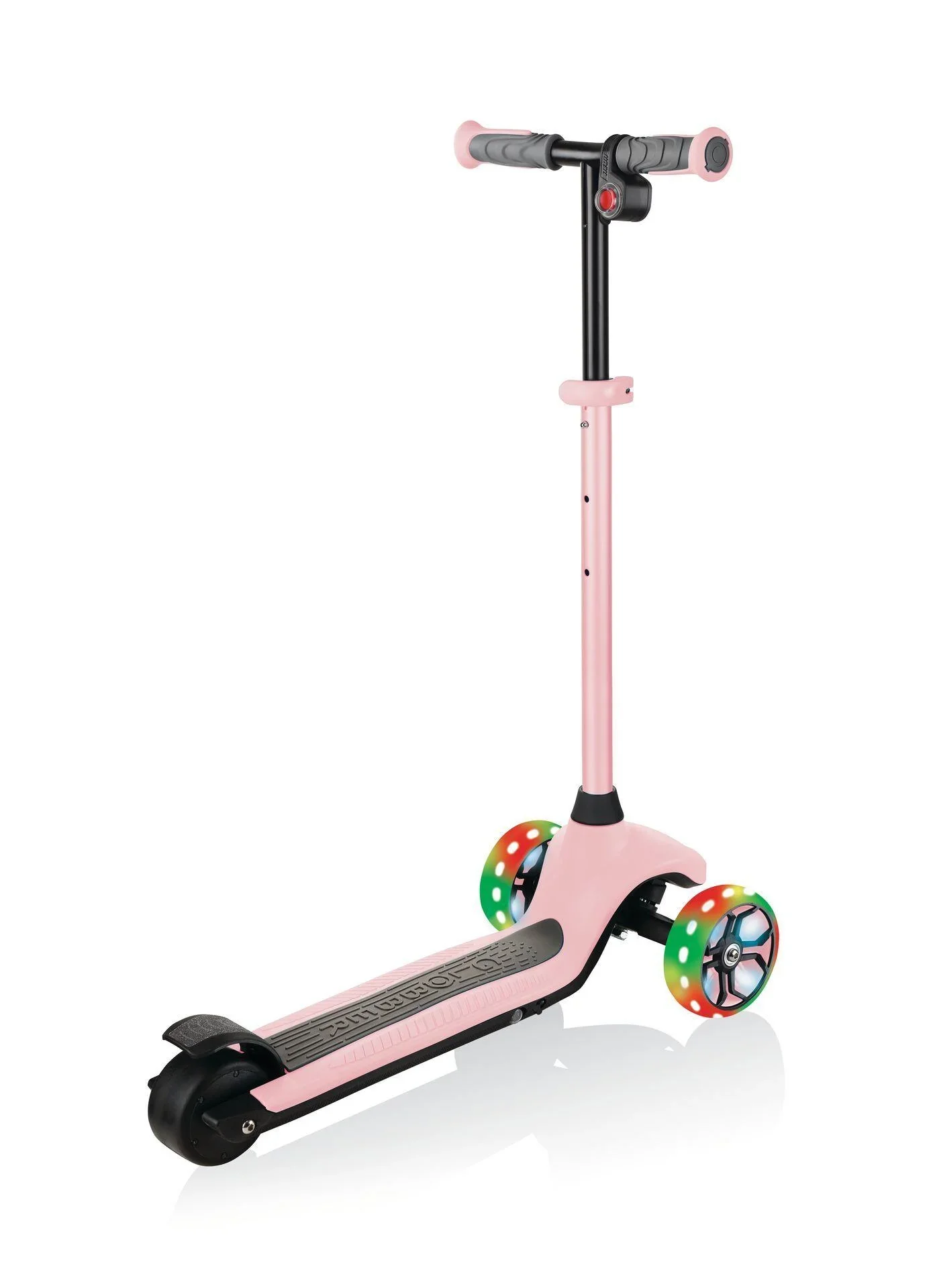 ONE K E-MOTION 4 PLUS   E-Scooter, Lithium-Batterie, 80 W Motor, 125/90 mm, 3-rädrig, LED-Rollen, pastellrosa - 7