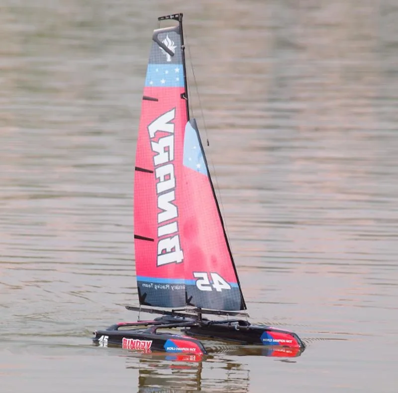 Binary Mini Katamaran Segelboot 2.4G RTR rot - 0