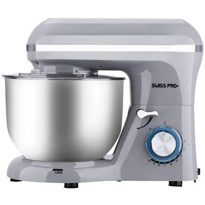 NL Leistungsstarker Food Processor - 1500W - 6L - Edelstahl - 5