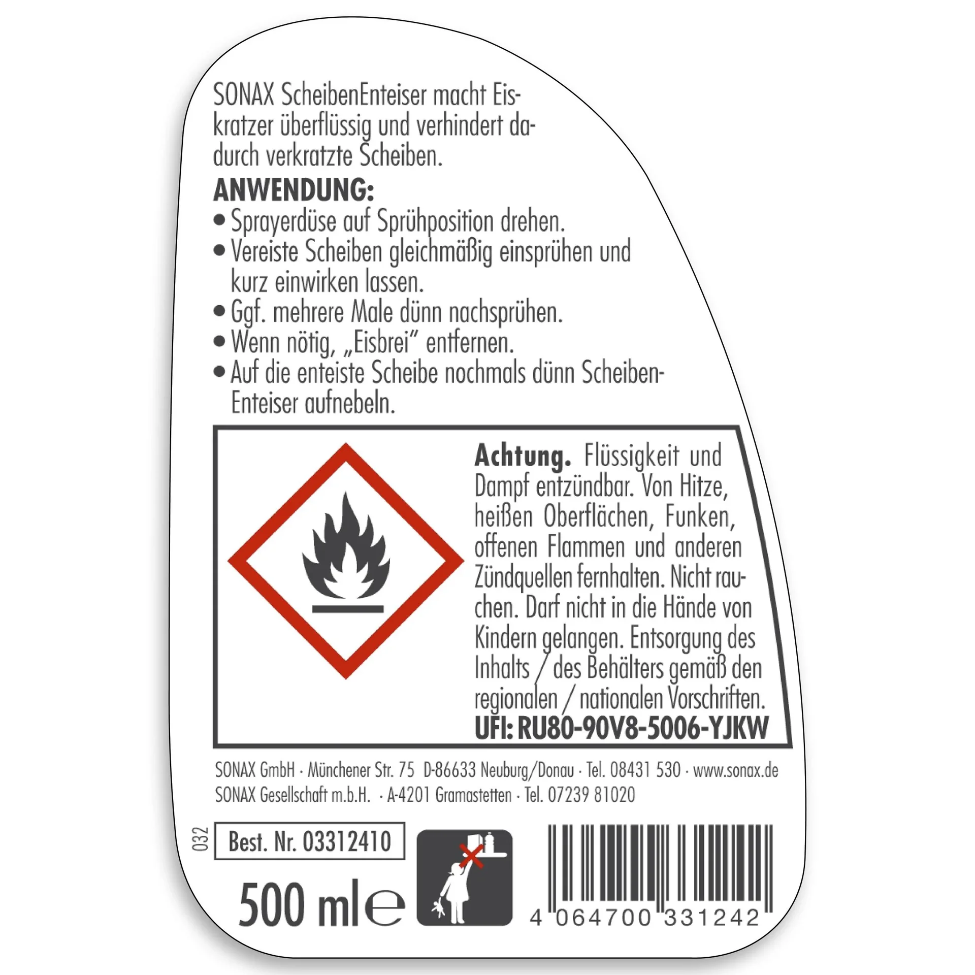 Scheibenenteiser 500 ml - 4