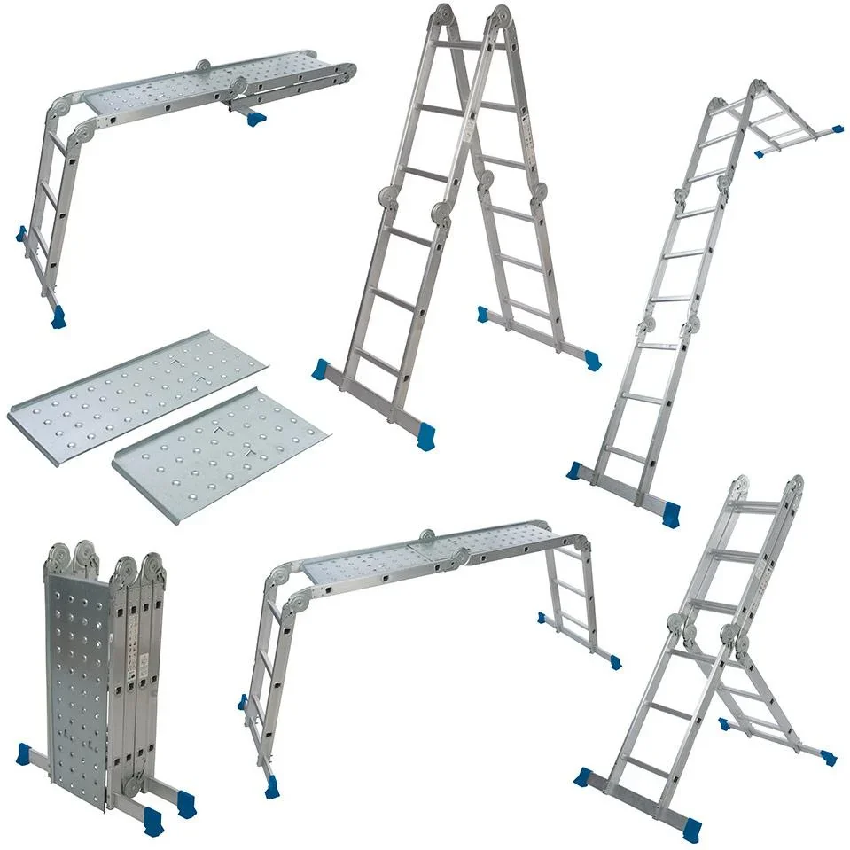 Multifunktionsleiter mit Plattform 3,6 m (12 Sprossen) - 0