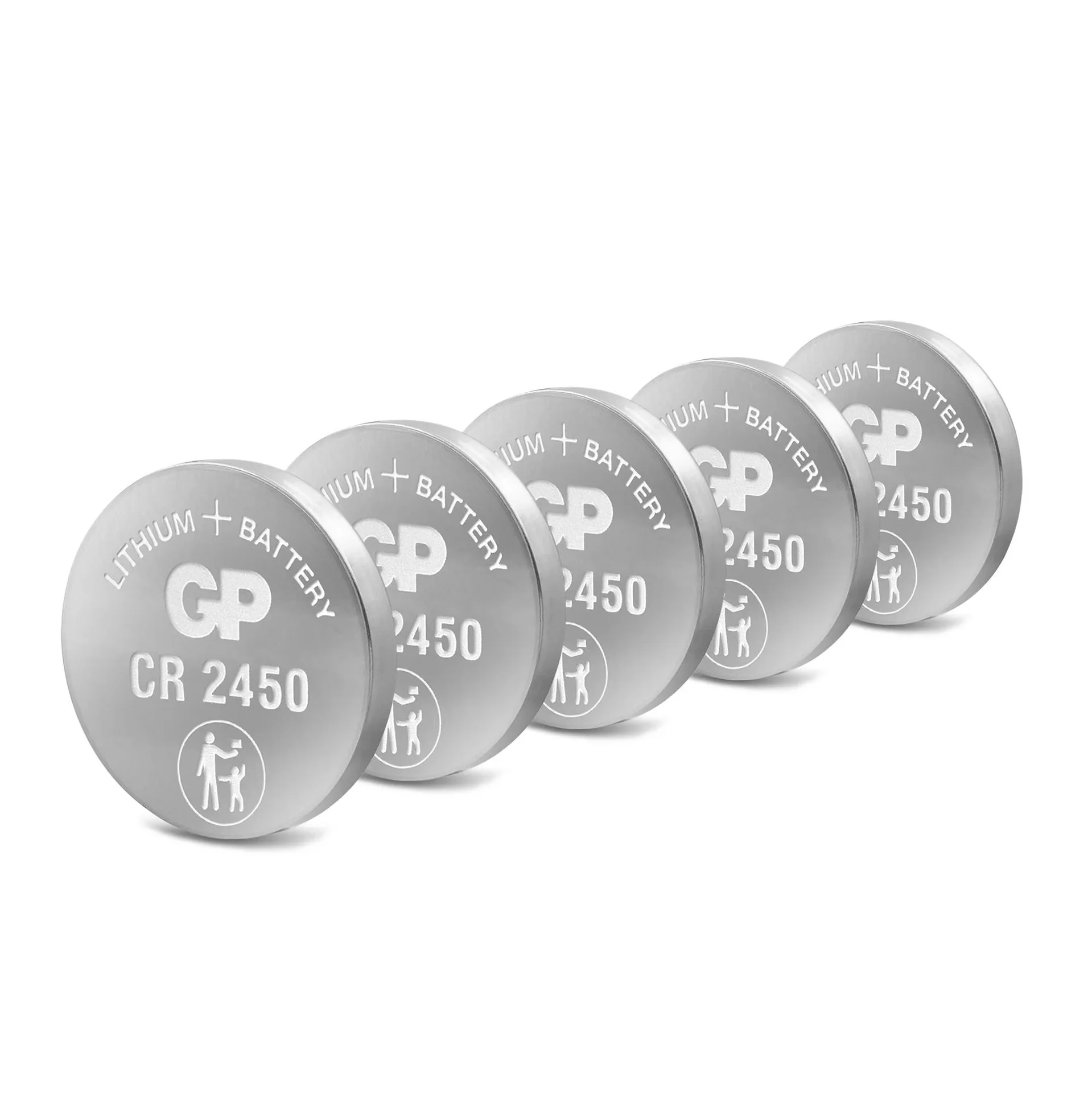 Lithium Knopfzelle CR2450 - 5 Stück - 1