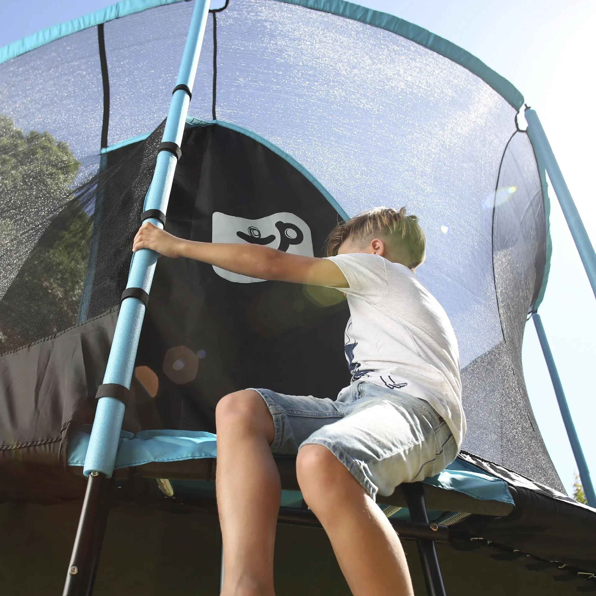 Genius Trampolin blau/schwarz Ø366 cm - 0