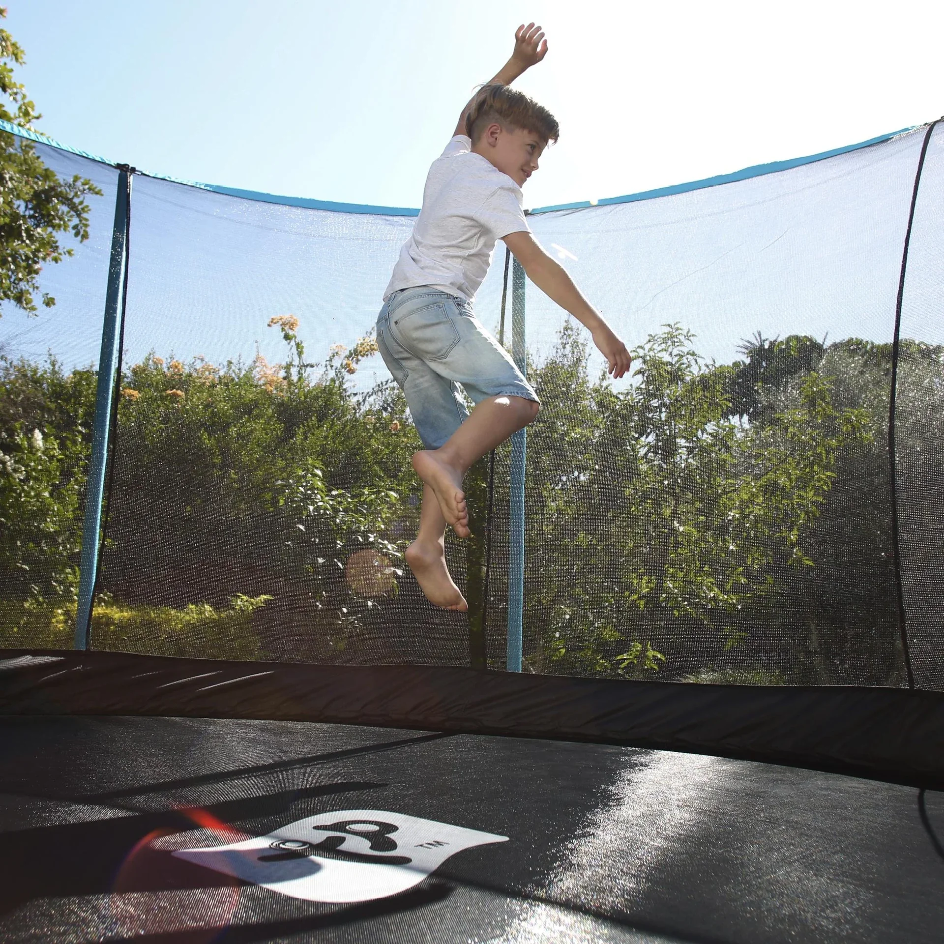 Genius Trampolin blau/schwarz Ø366 cm - 5