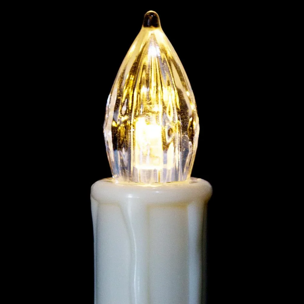 Geführte Weihnachtskerzen 30 x warmes Weiß mit Fernbedienung & Timer - 3