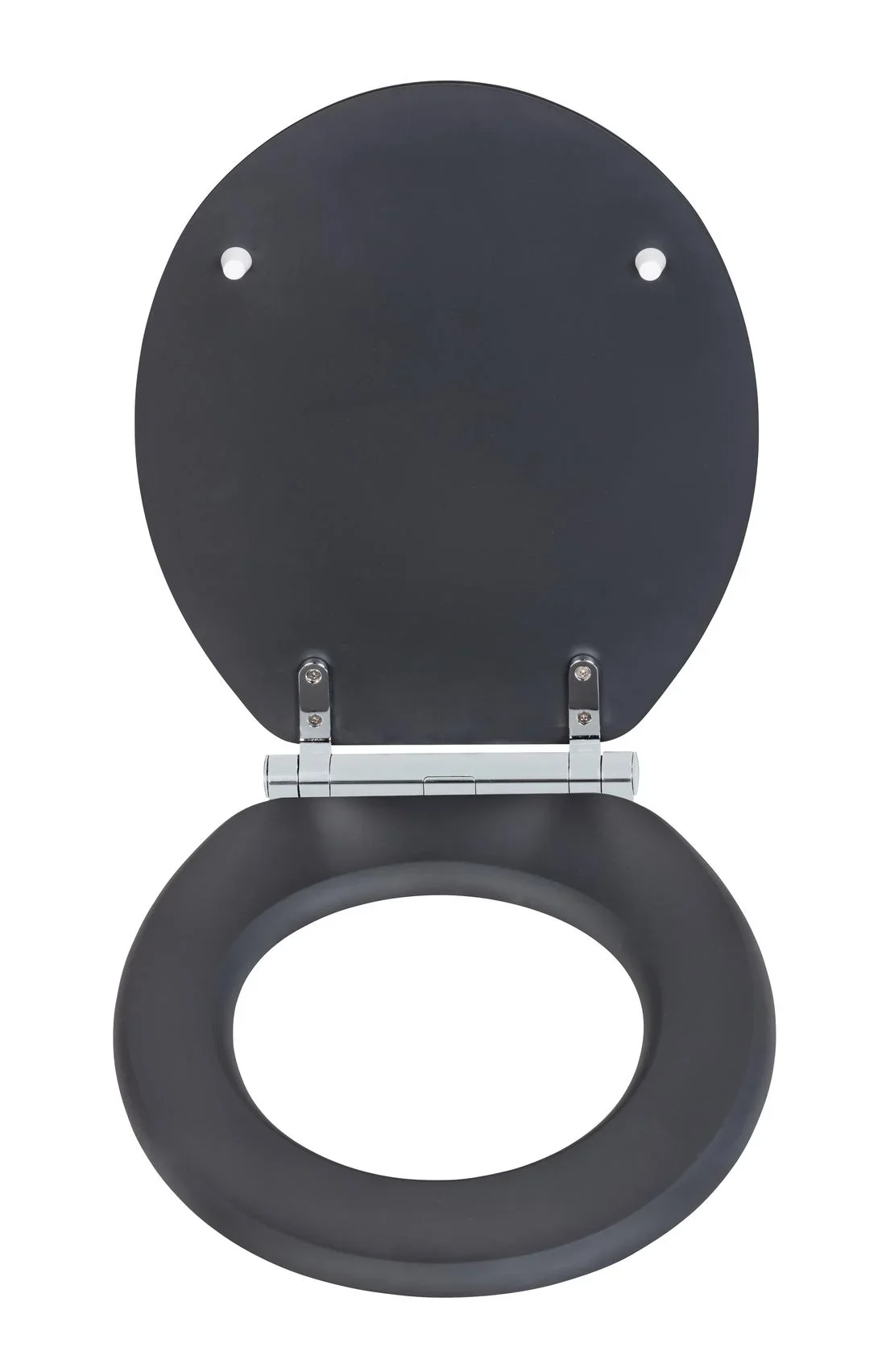 WC-Sitz Morra Anthrazit Matt, Universalform, aus massivem MDF - 1