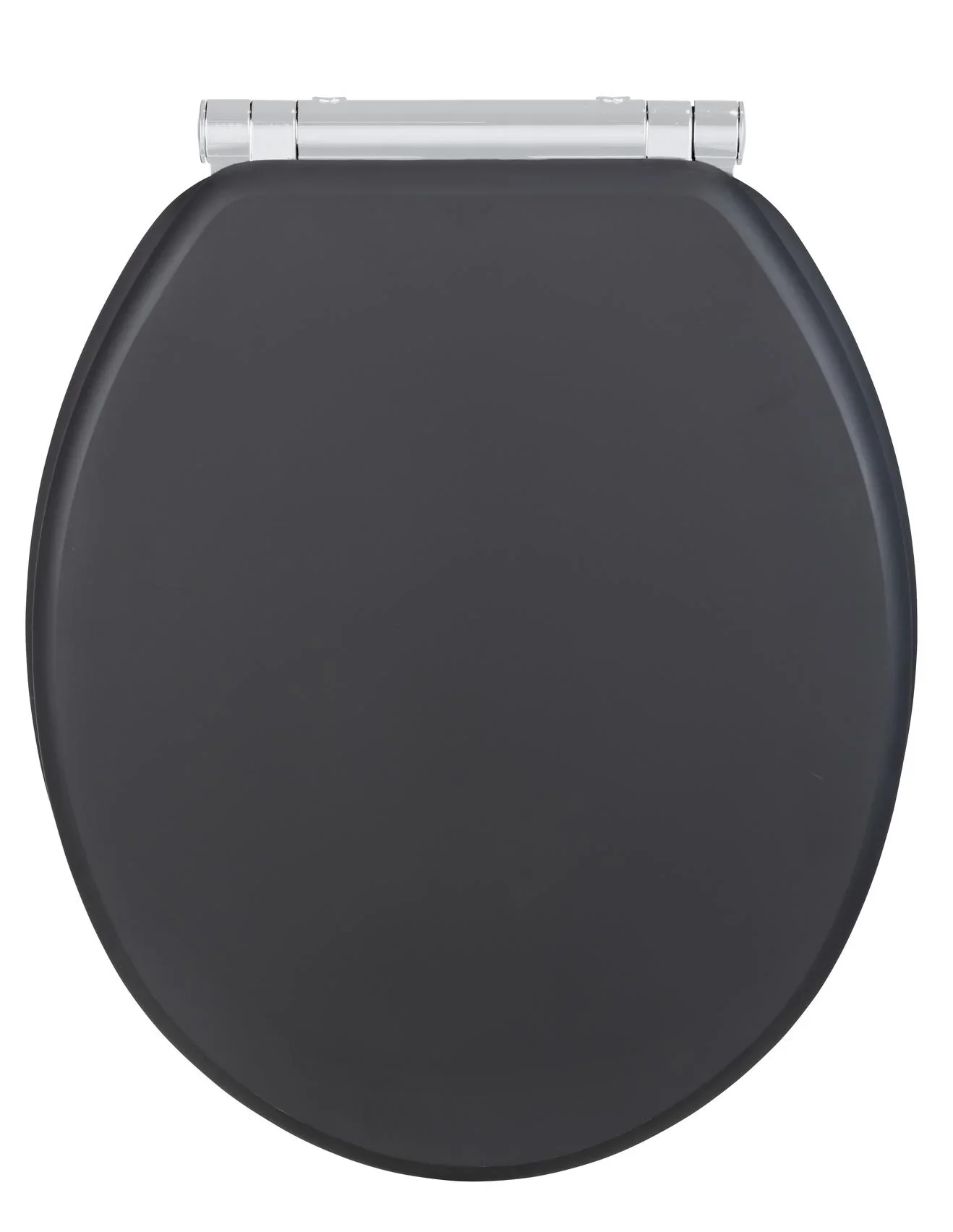 WC-Sitz Morra Anthrazit Matt, Universalform, aus massivem MDF - 2