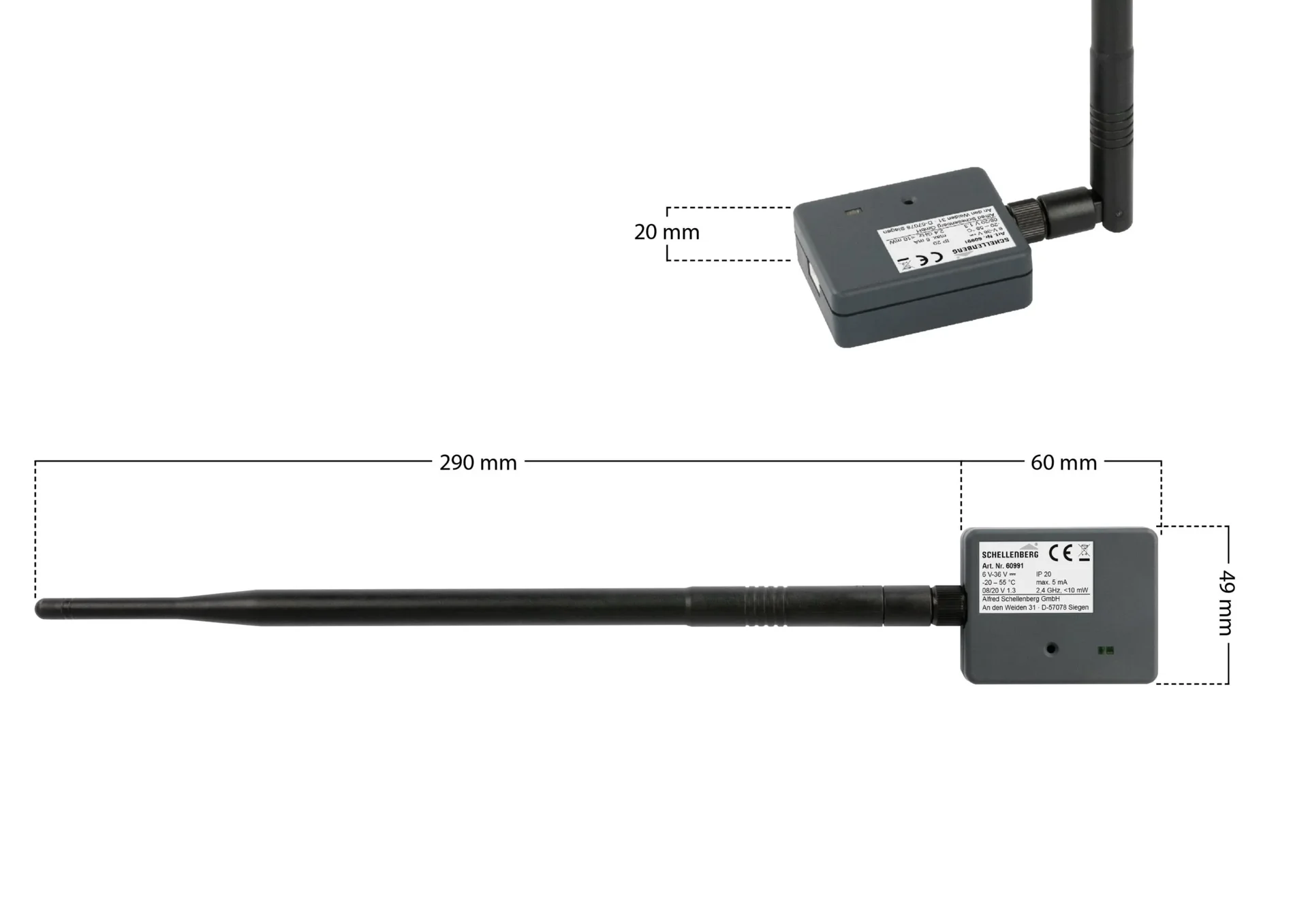 Smartphone Garagentoröffner PLUS mit LED - 2