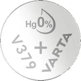 Silberoxid Knopfzelle V379 / SR63, 1,55 Volt - 1 Stück - 0