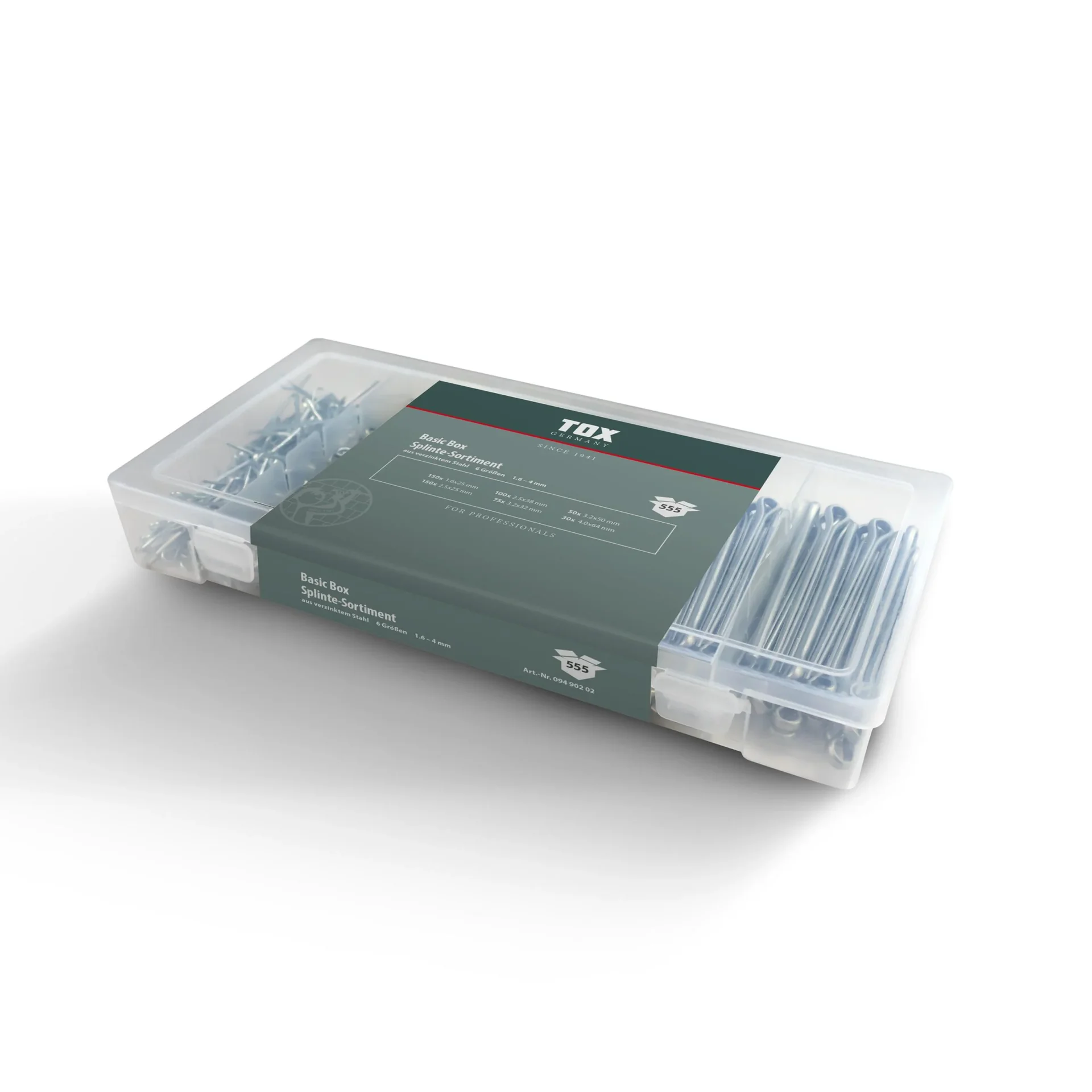 Splinte - Sortiment Basic Box 555-teilig - 1