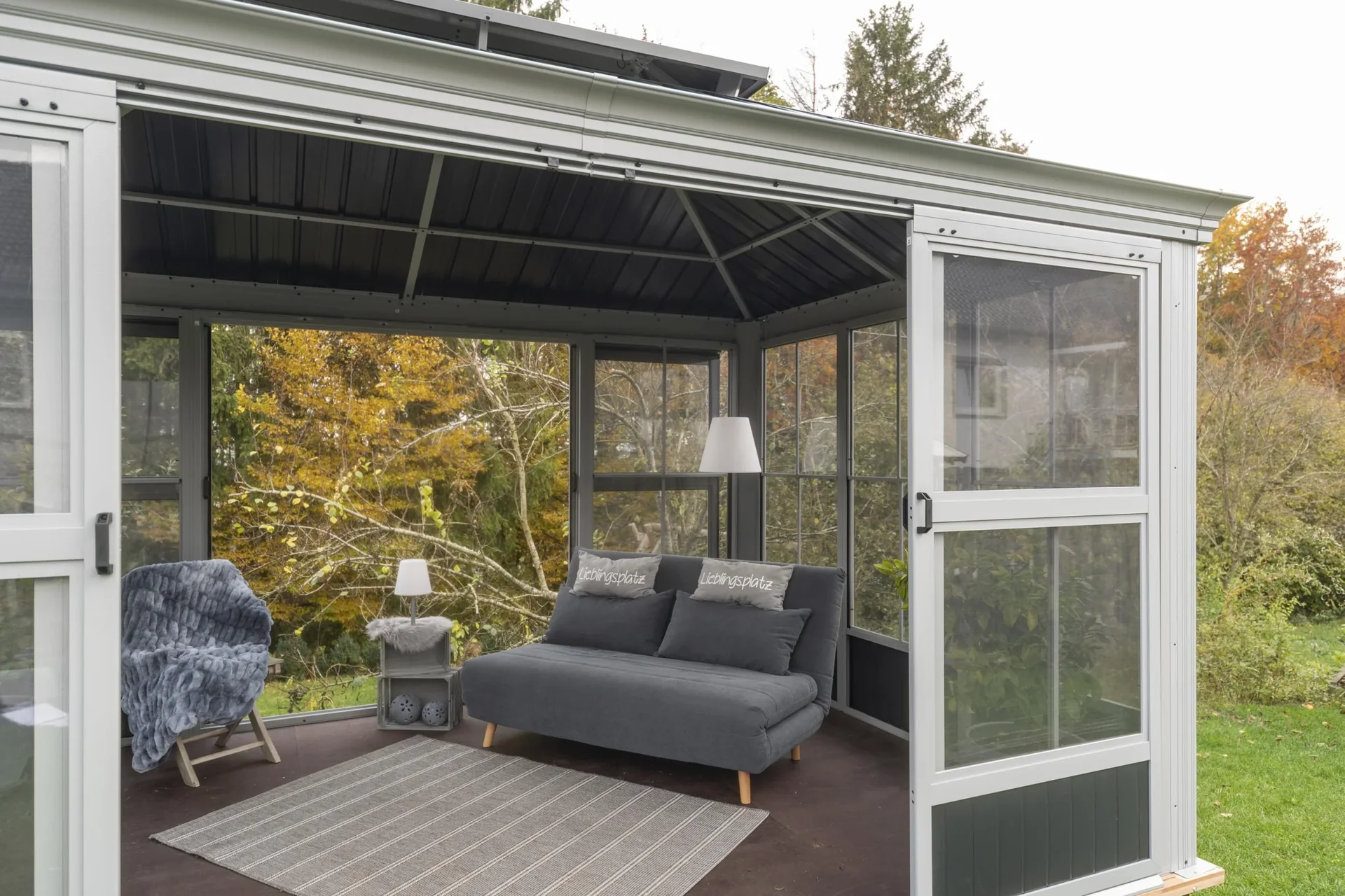 Pavillon Bolata 10 x 14 anthrazit - 3
