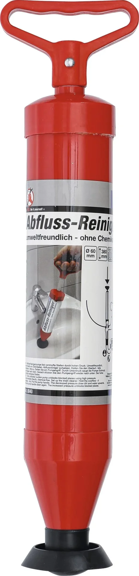 Vakuum-Pumpe inklusive Verschlussstopfen für Waschtisch - 2
