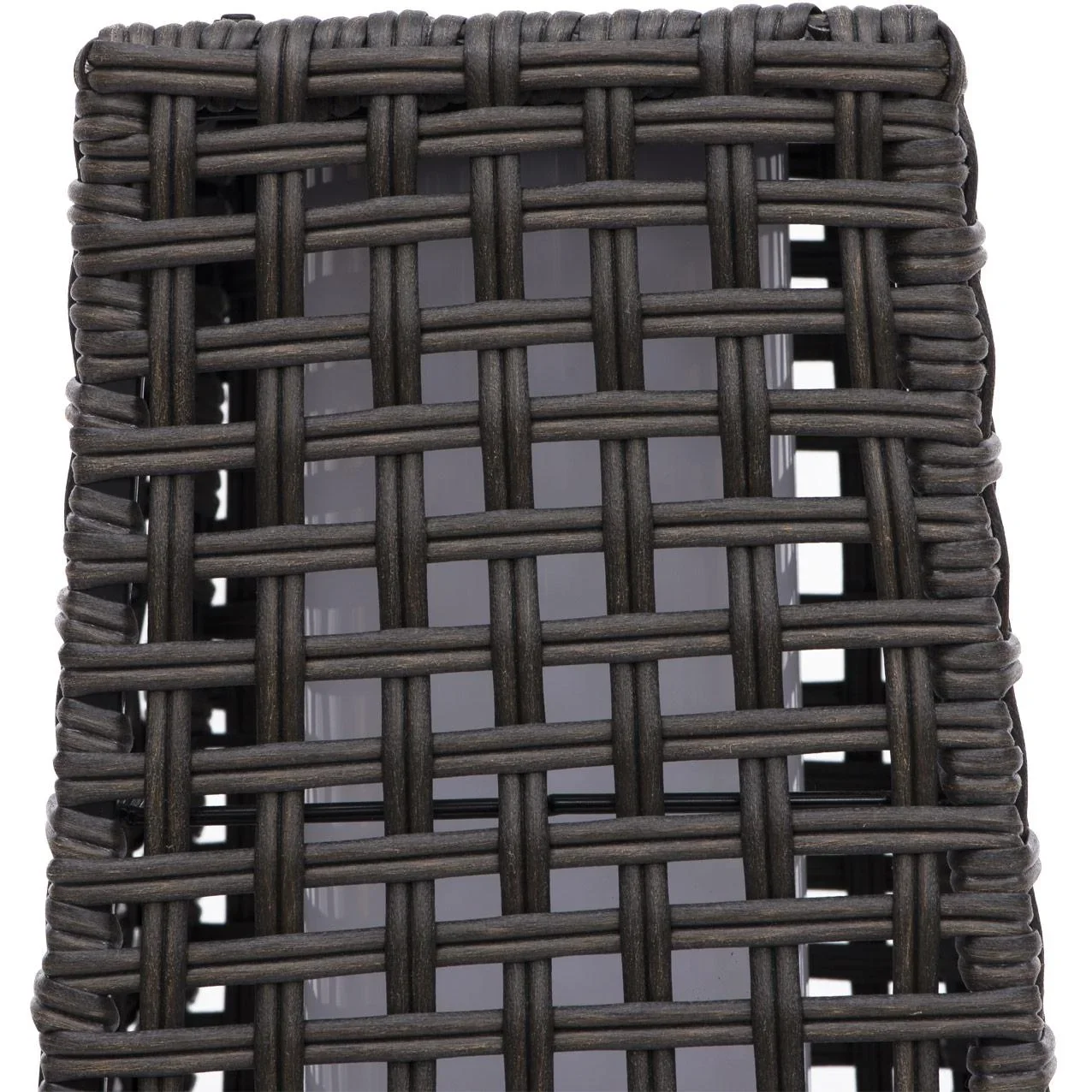 Rattan-Stehlampe mit Lichtsensor - 3