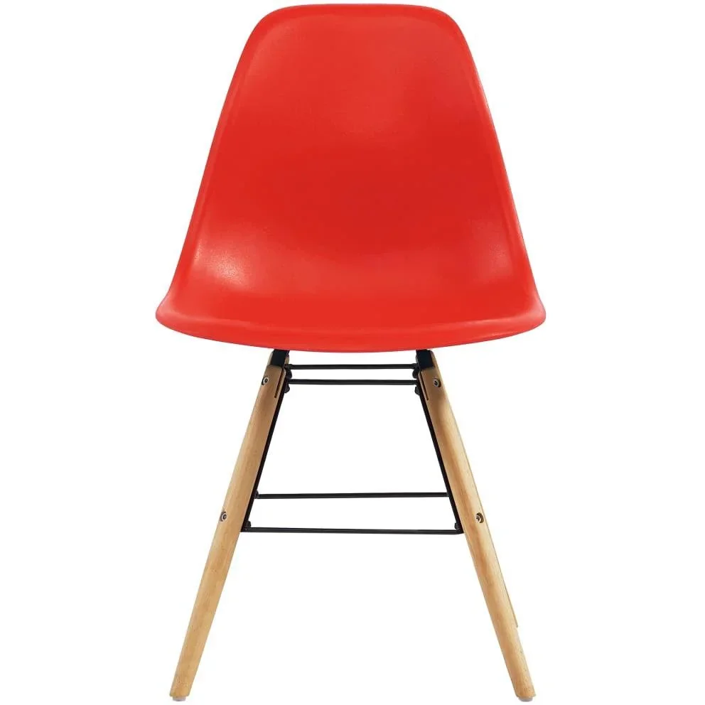 Esszimmerstühle 2-Sitzer Kunststoff rot - 0