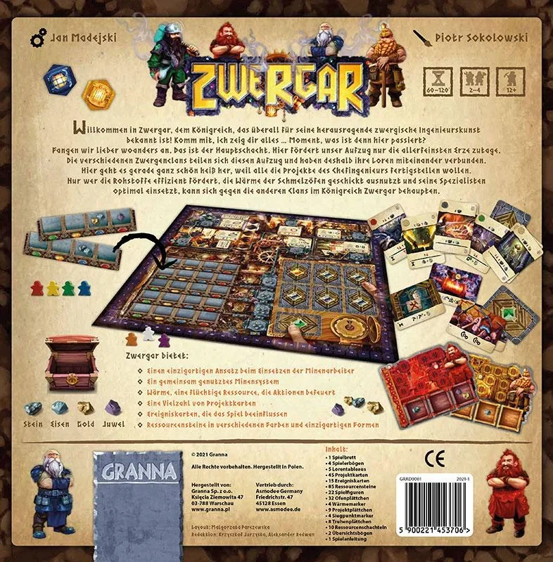 Gesellschaftsspiel Zwergar - 2