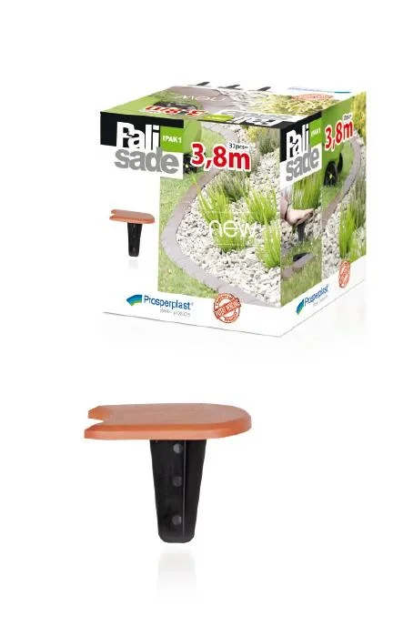 Rasenkante "Palisade" - terrakotta - - 2
