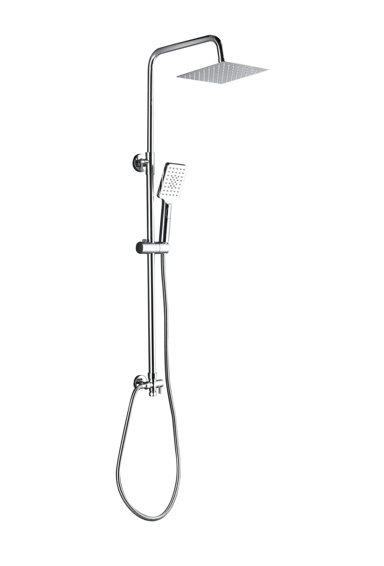 Duschsystem Bayala Square Duschsäule mit Regendusche 20x20 cm Duschgarnitur Dusch-Set - 4