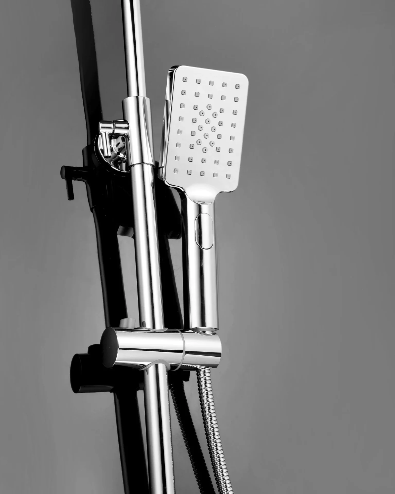 Duschsystem Bayala Square Duschsäule mit Regendusche 20x20 cm Duschgarnitur Dusch-Set - 5