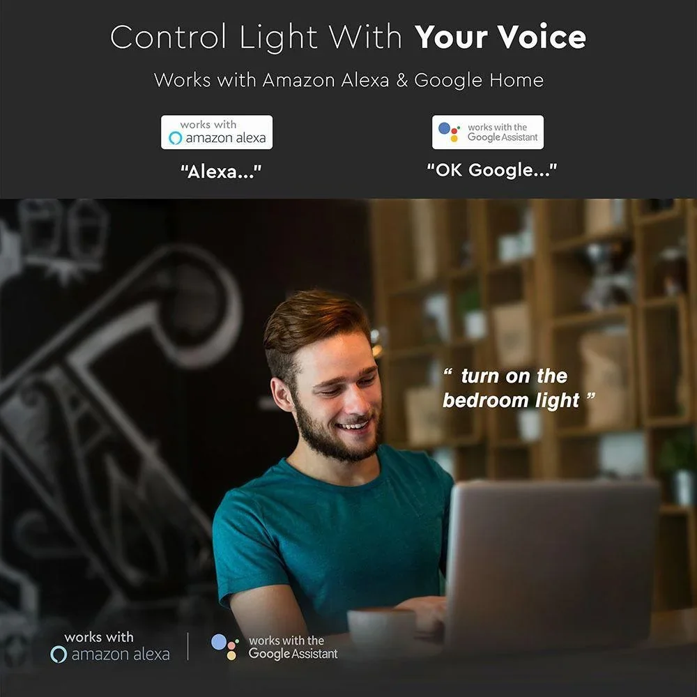 VT-5164 LED Wifi-Spot - 4,5W - RGB+W - GU10 - 6