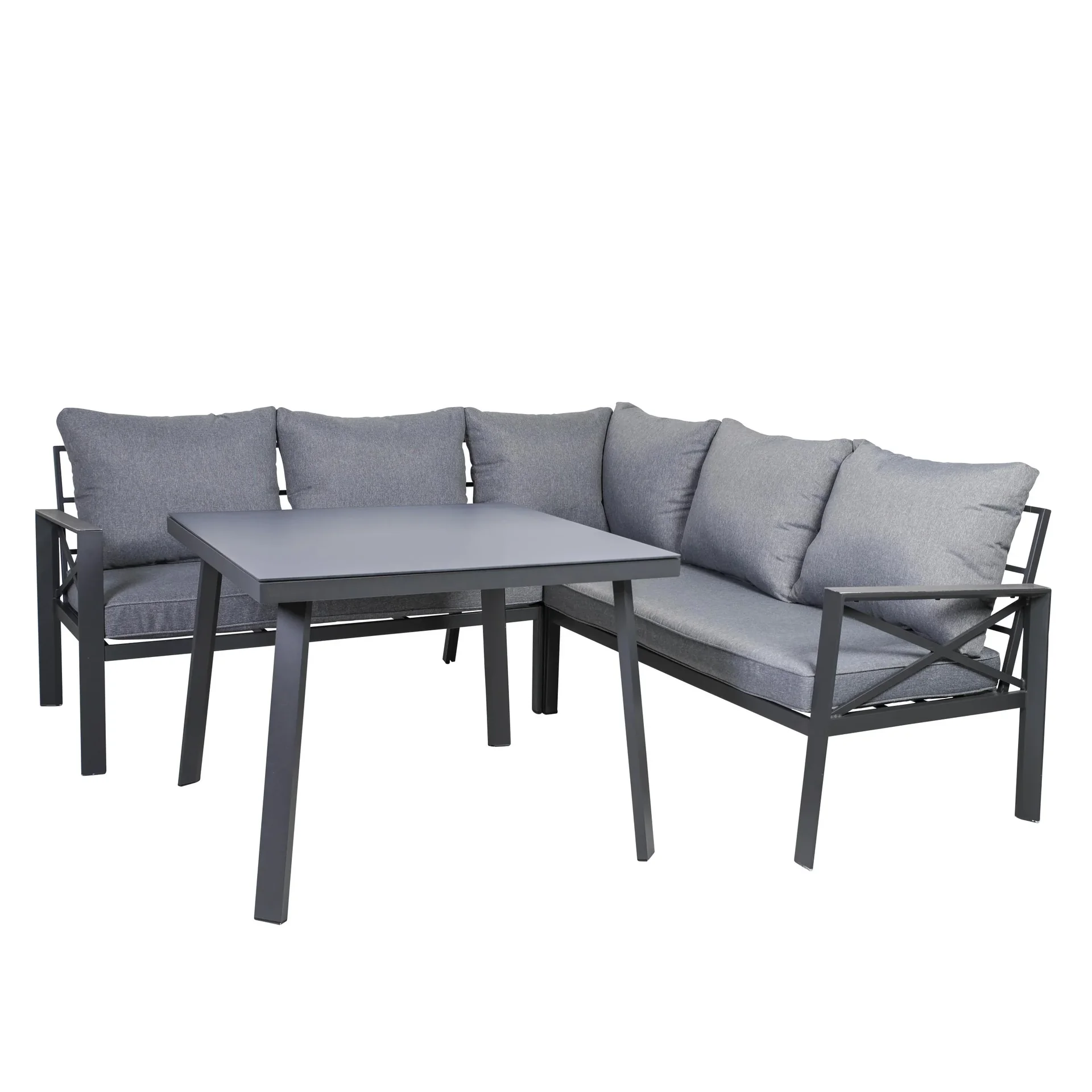 Gartenmöbel-Lounge-Set "Amsterdam" - anthrazit   - 4