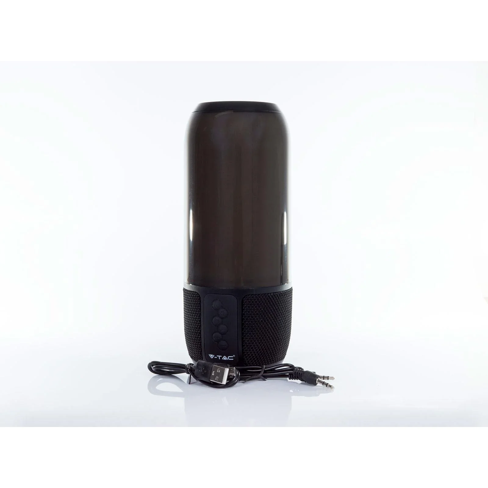VT-7456 Bluetooth-Lautsprecher mit RGB-Beleuchtung - 2x 3Watt - schwarz - 2