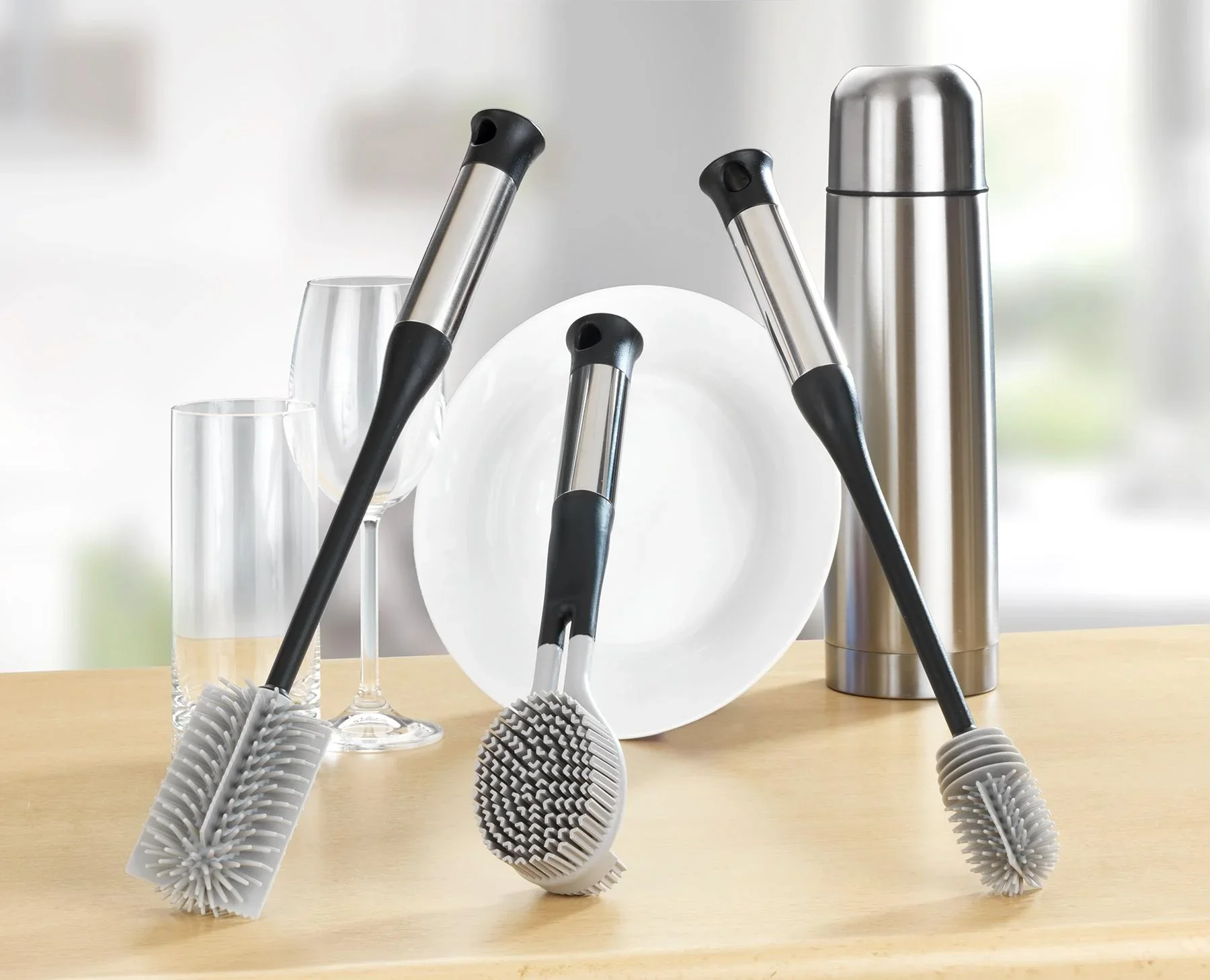 Hightech Spülbürsten-Set, 3-teilig - 2