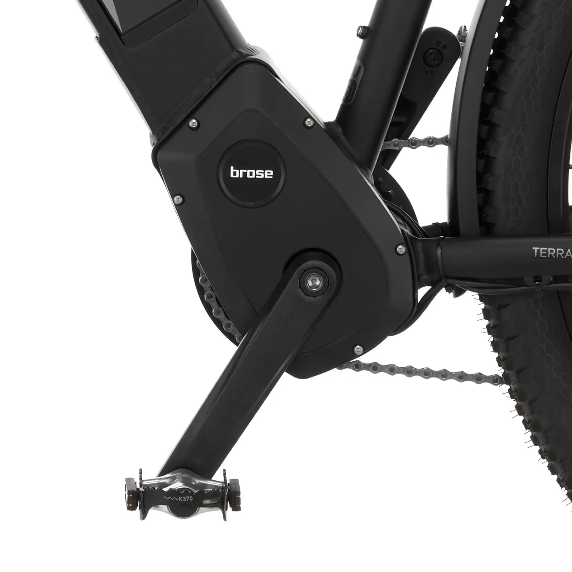 Herren E-Bike ATB, 29 Zoll, Rahmengröße 46cm, 10-Gang Kettenschaltung, schwarz matt, TERRA 5.0i - 3