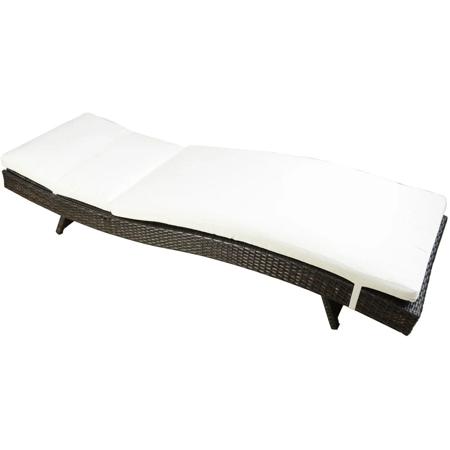 Rattanliege mit verstellbarer Rückenlehne - 2