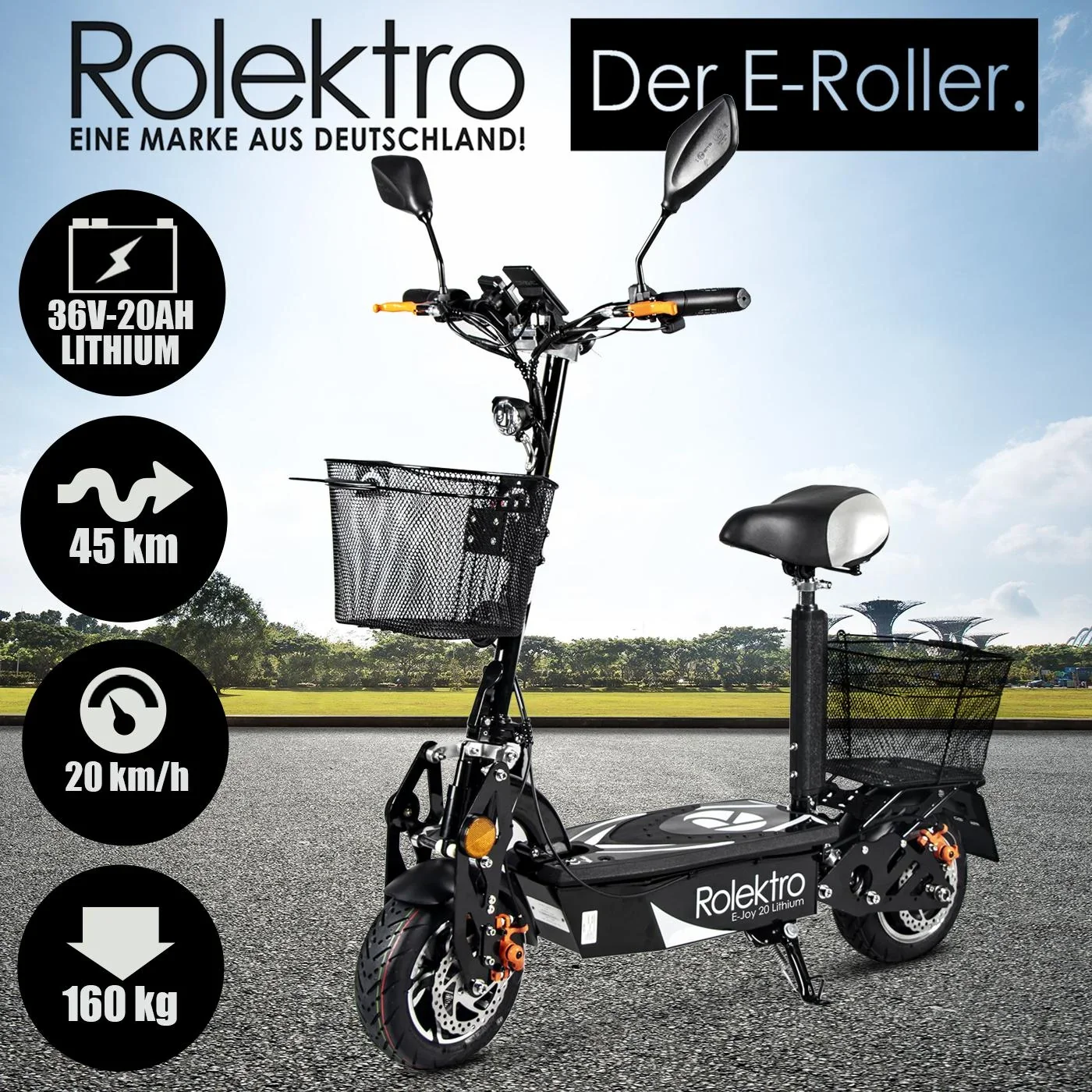 E-Scooter E-Joy 20 - Lithium - 7