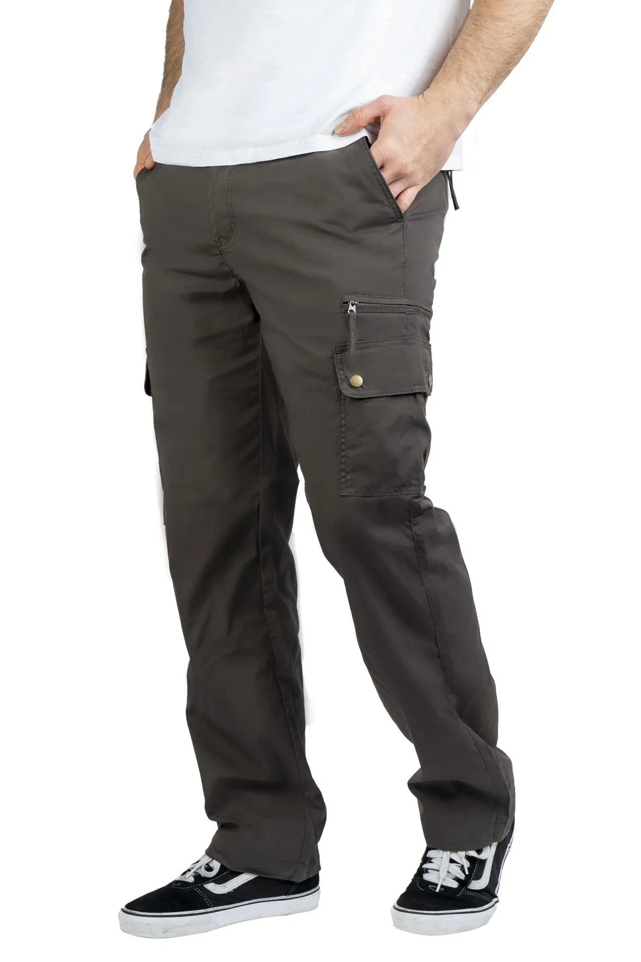 Outdoorhose mit wasserabweisender Beschichtung, oliv, Gr.48 - 9
