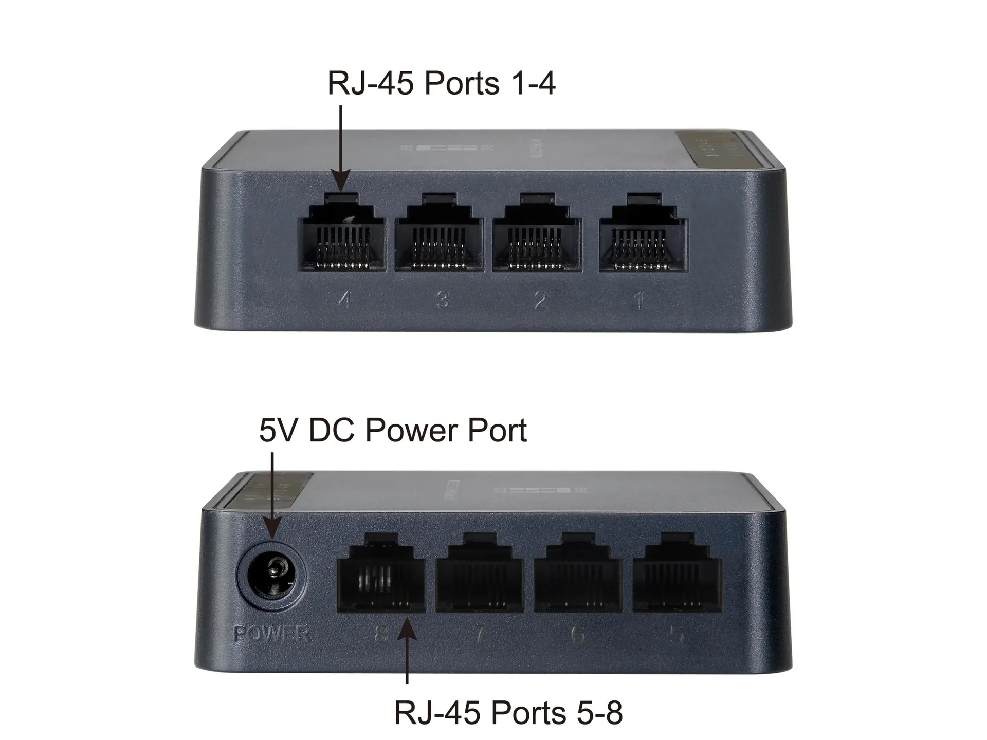 Switch 8x FE FEU-0812 Kunststoff - 5