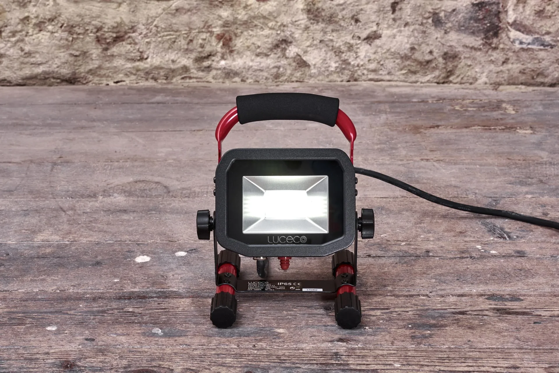 LED Baustrahler, 1800 Lumen, 22 Watt, 5000K, 2m Zuleitung - 1