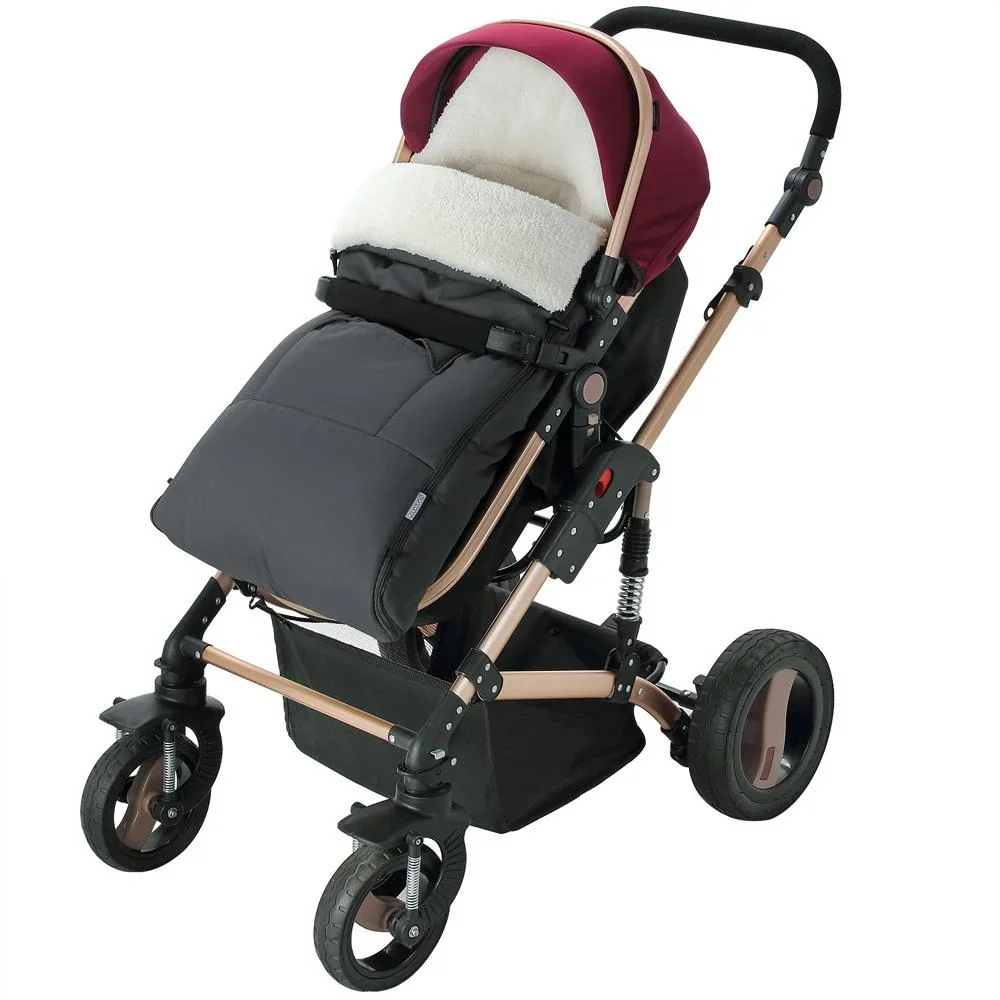 Baby-Fußsack anthrazit 93x56cm g - 2