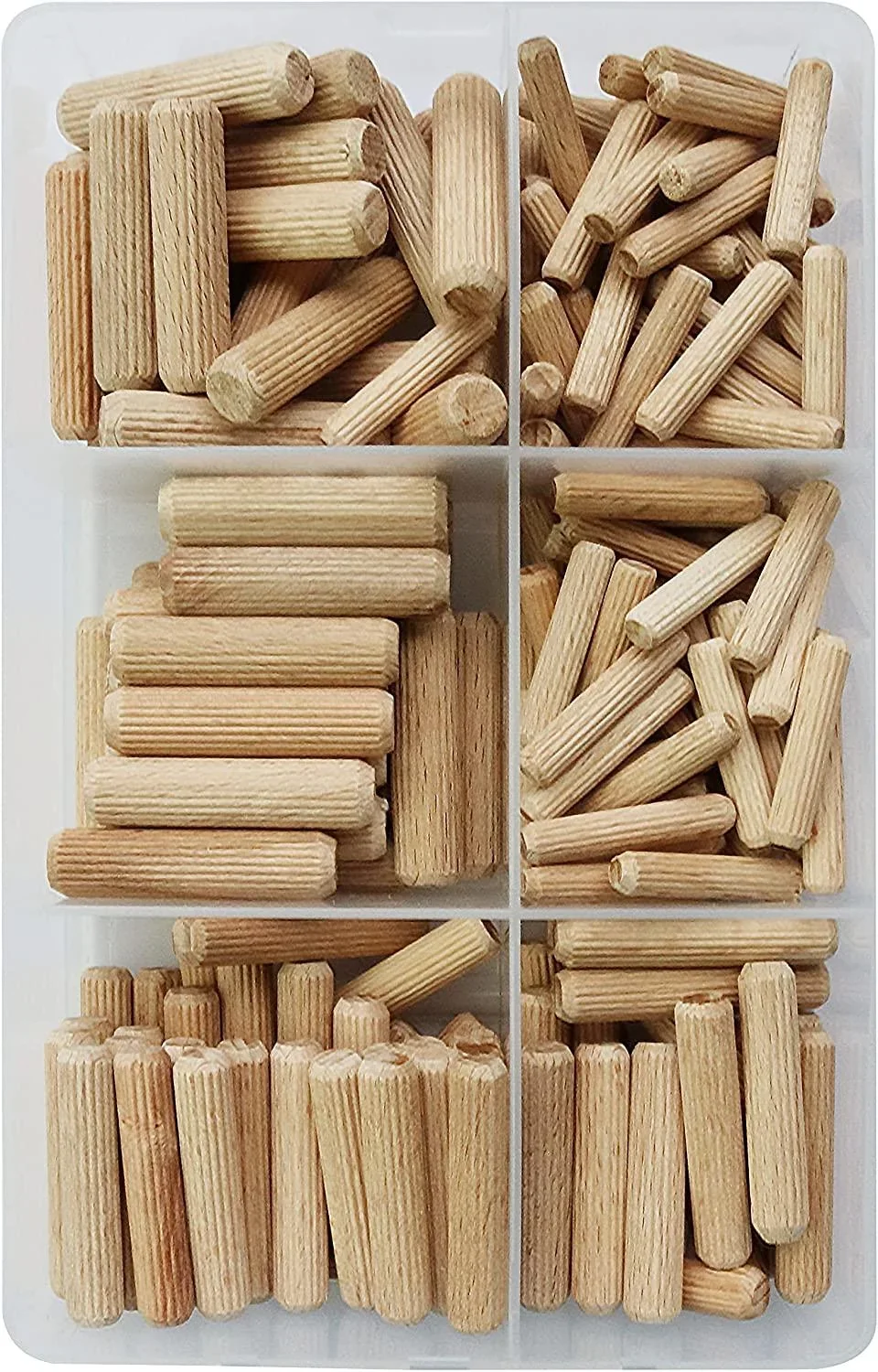 Holzdübel Sortiment, 190-teilig - 0