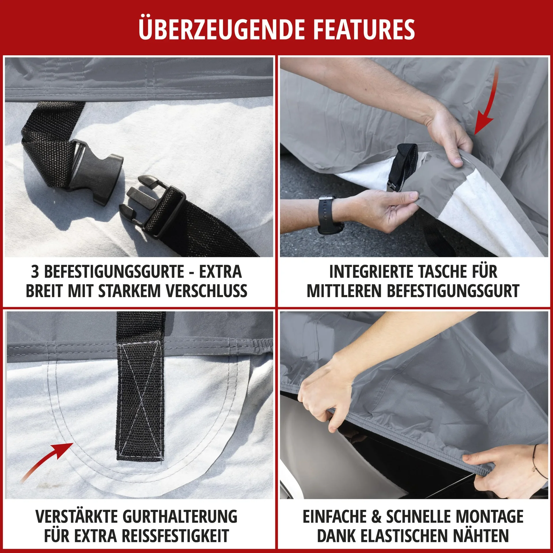 Autoplane All Weather Plus, Bus-Abdeckplane, Transporter-Abdeckung Größe M - 2