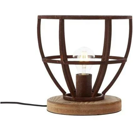 Tischleuchte Matrix XL bundesweit oxidation metaal 60W Ø 25 cm - 0