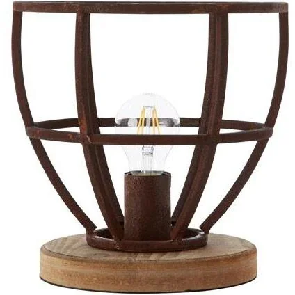 Tischleuchte Matrix XL bundesweit oxidation metaal 60W Ø 25 cm - 1