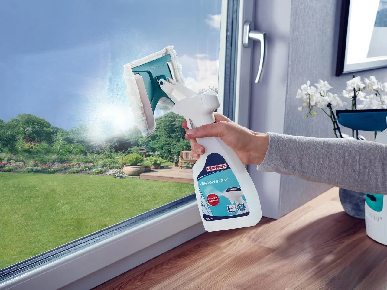 Fenster-Sprühwischer mit Pad, 500ml - 3
