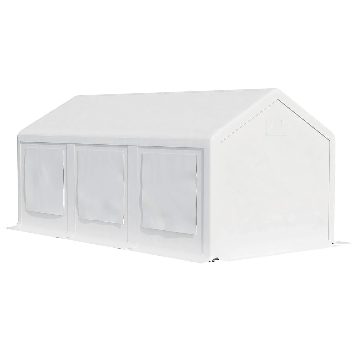 Pavillon 6 x 3 M - weiß - 0