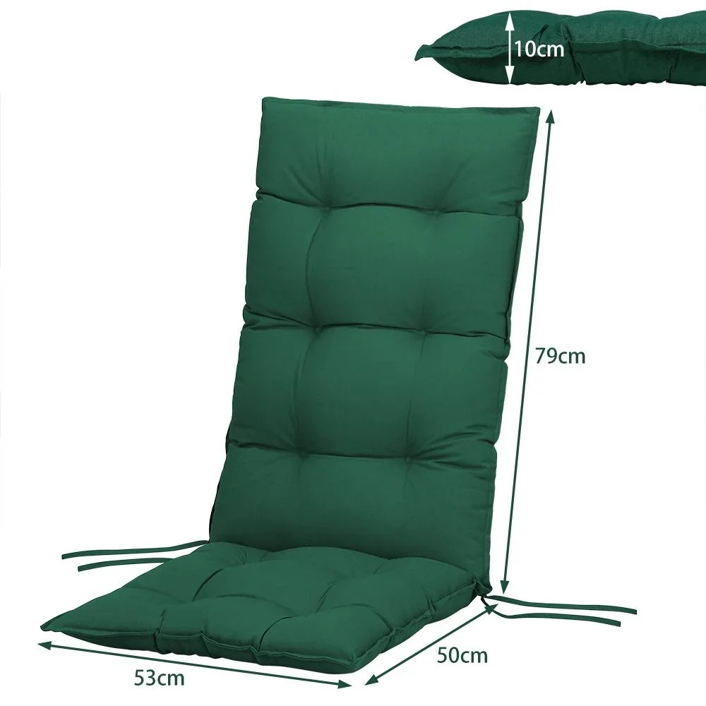 Sitzkissen 6er Set Cozy Vanamo Grün 129x53x10cm - 0