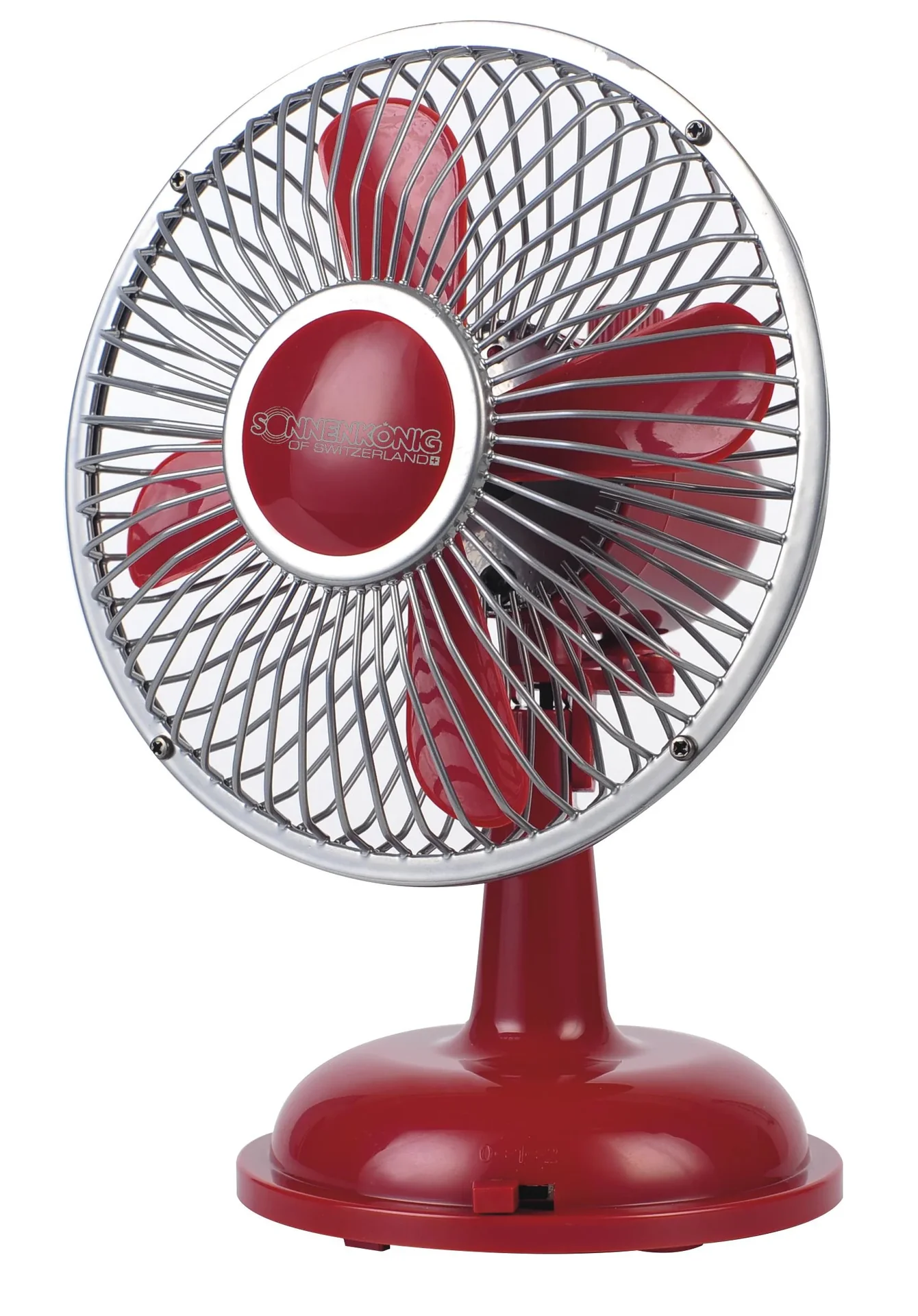 Tischventilator Retro Fan rot - 0