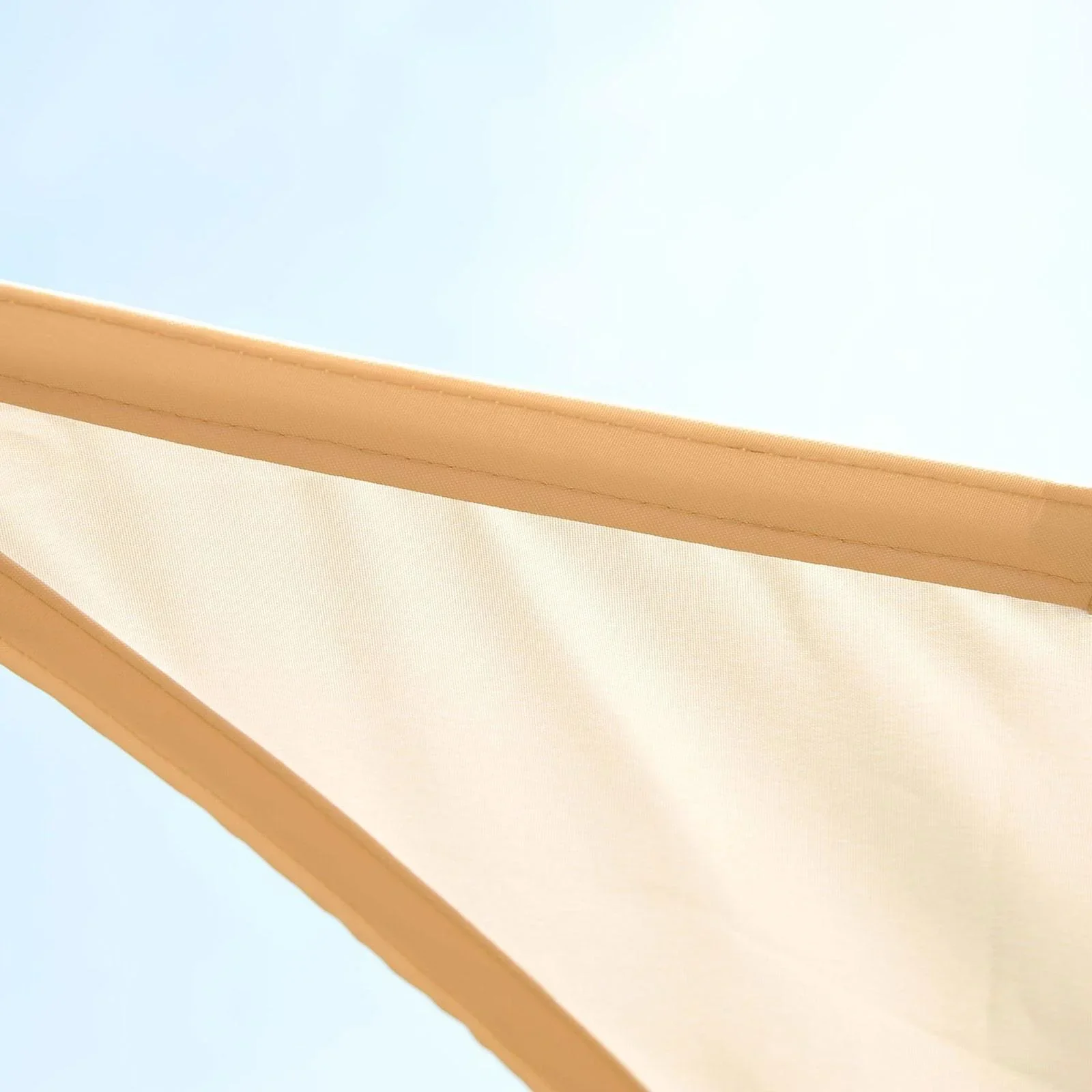 Sonnensegel Dreiecke Polyester Sand 6x6x6m - 0