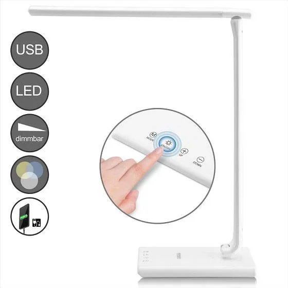 LED-Tischleuchte Cataleya schwarz 42cm - 0
