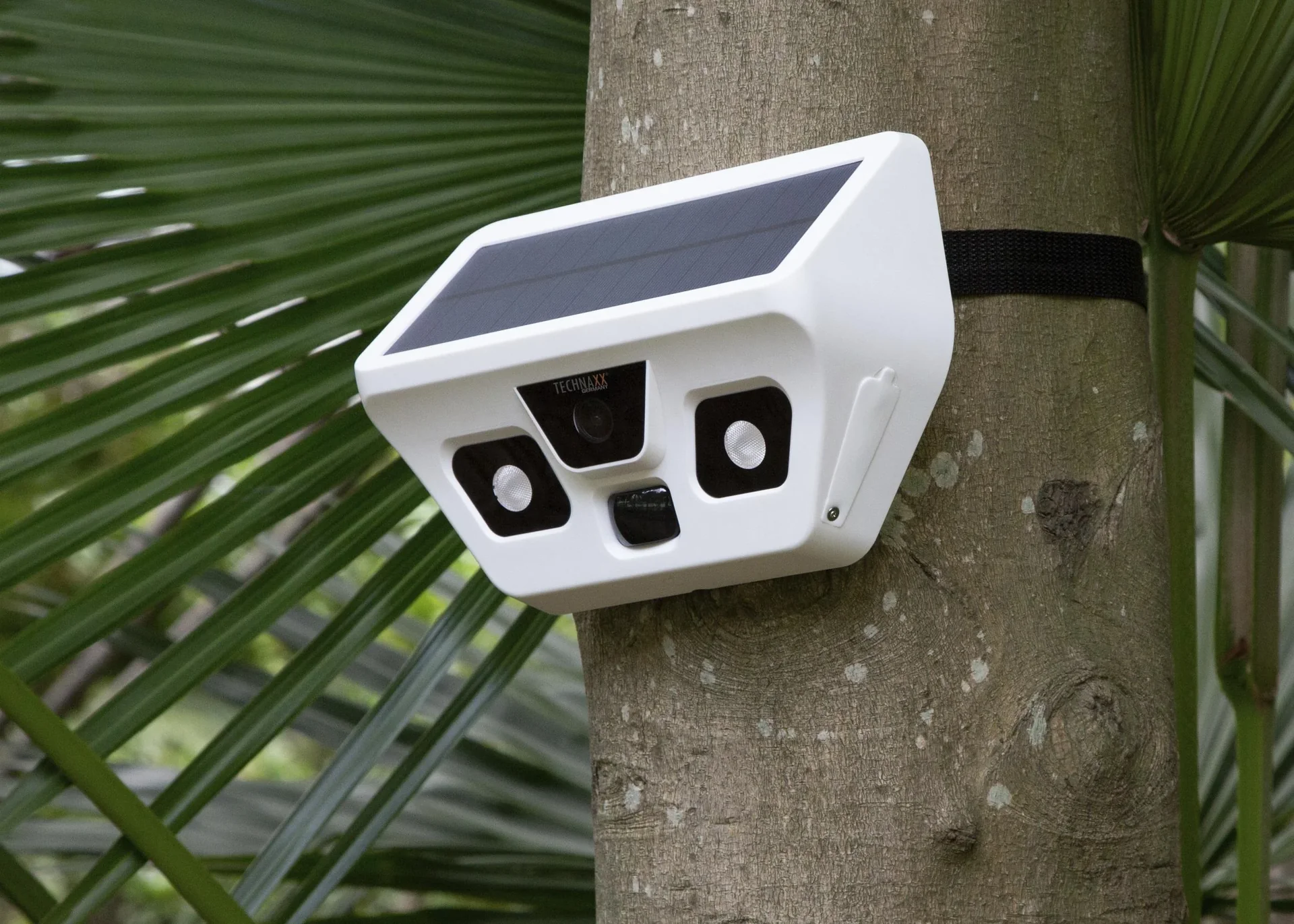 FullHD-Solar-Außenkamera mit LED-Licht - 0