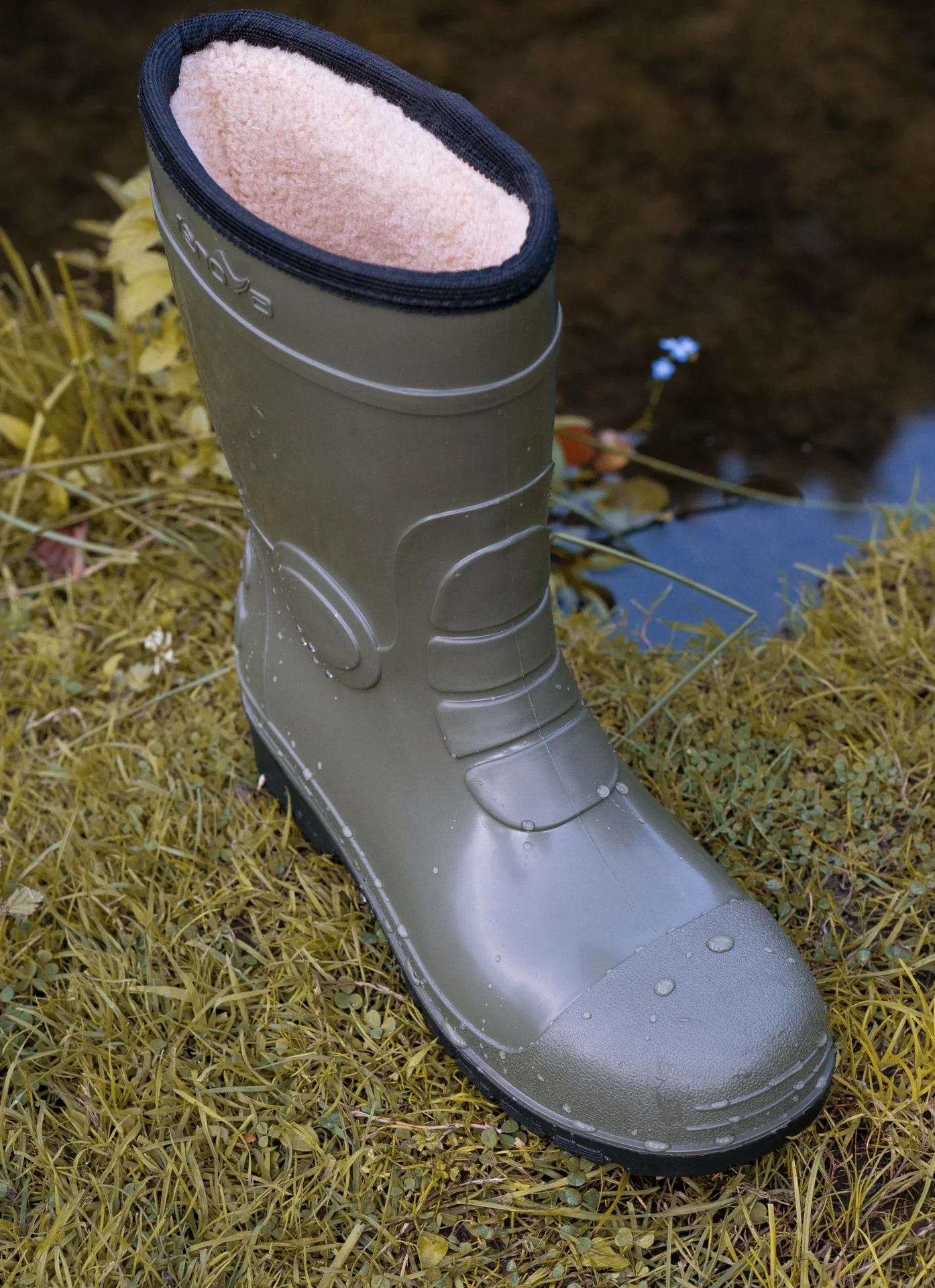 Regenstiefel mit Futter, Gr.40 - 0