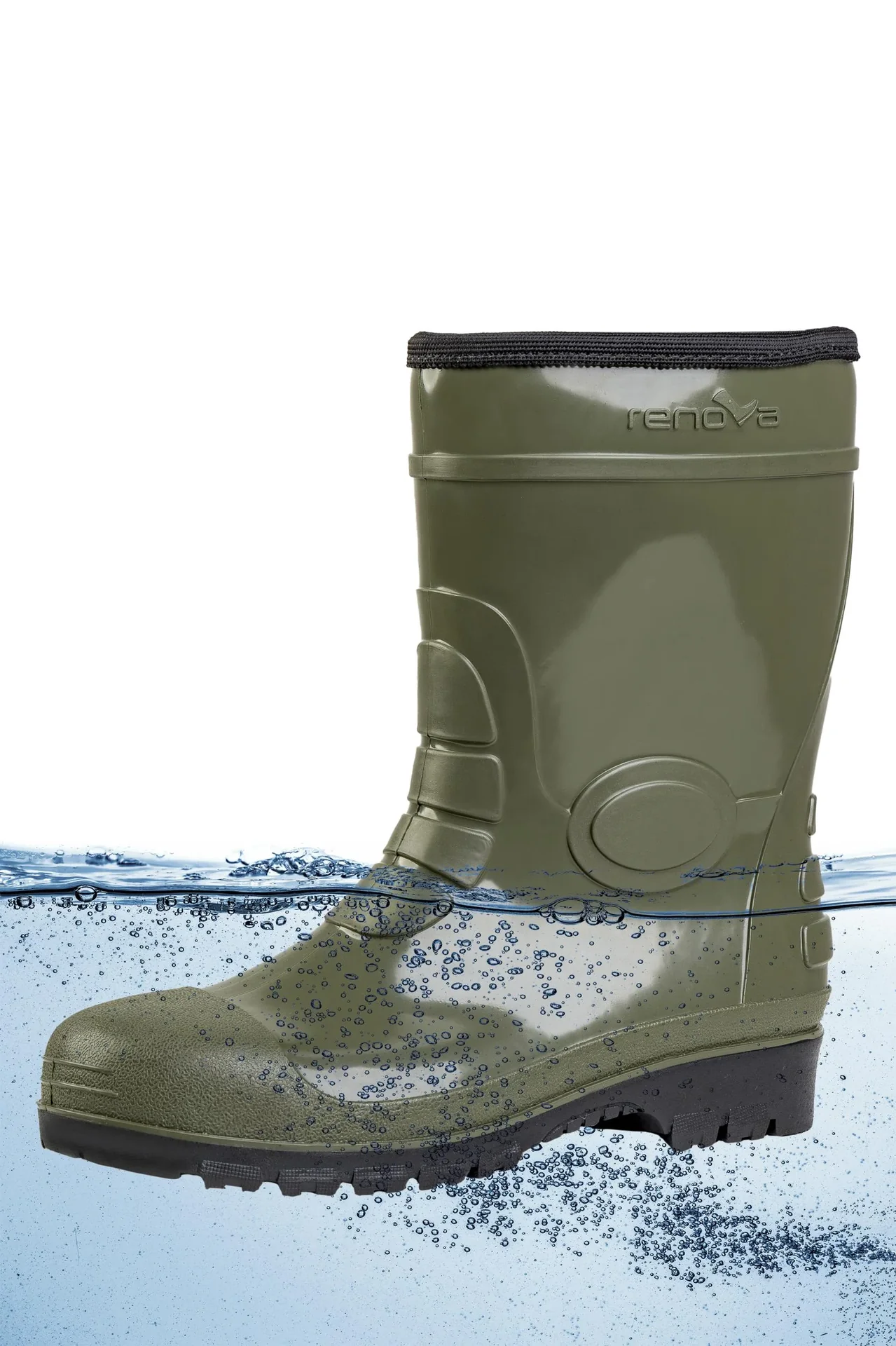 Regenstiefel mit Futter, Gr.40 - 1