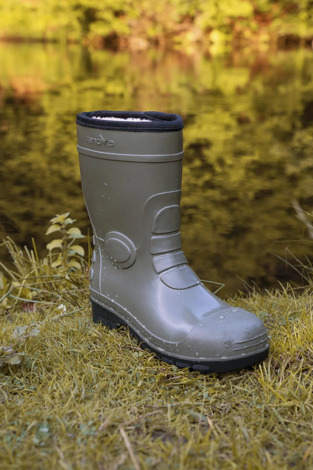 Regenstiefel mit Futter, Gr.40 - 4