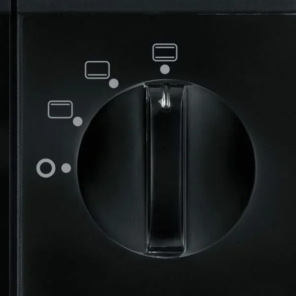 Mini-Backofen - 800 Watt - Schwarz/Silber - 2